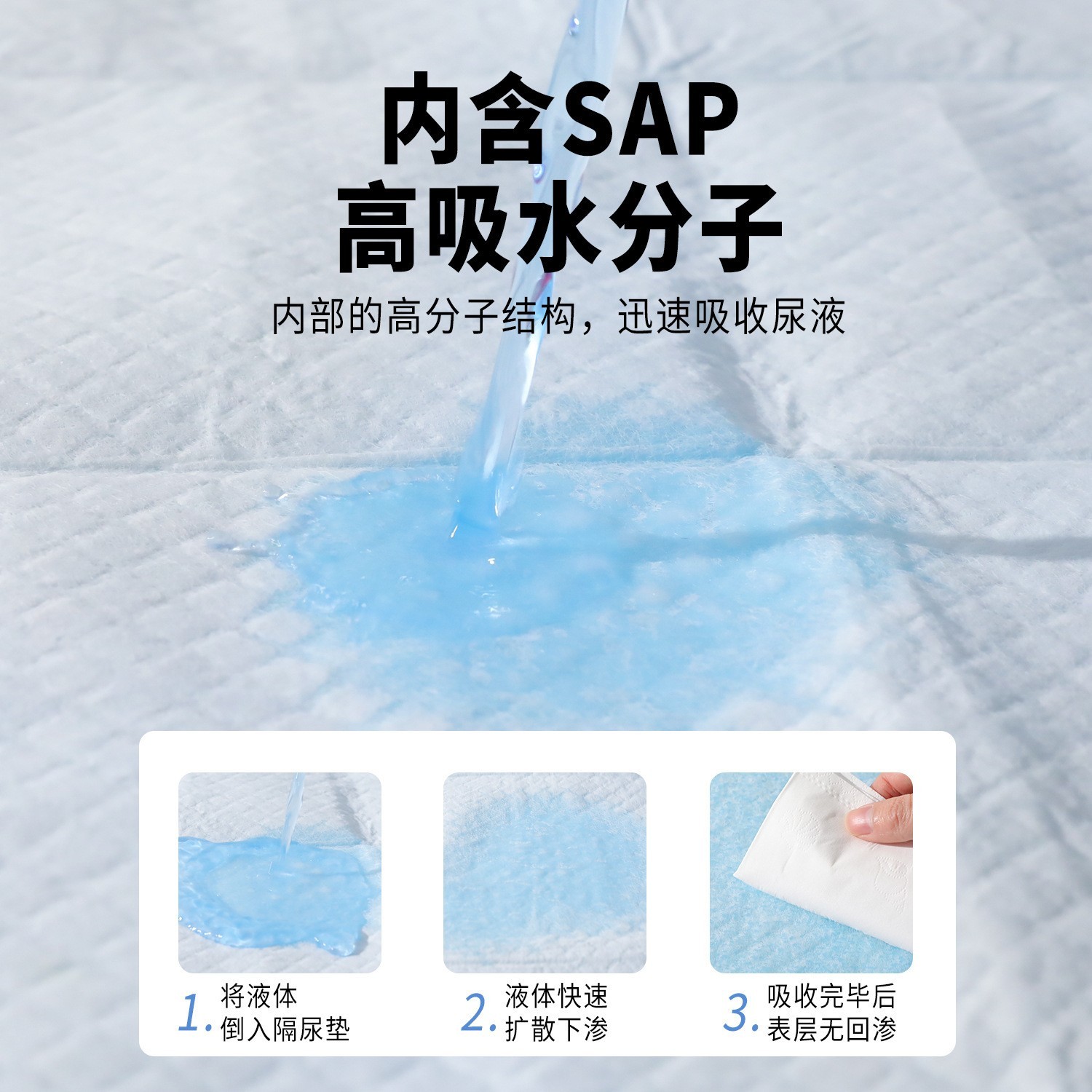 厂家定制宠物尿垫尿片狗狗加厚隔尿垫高吸水性一次性狗尿布护理垫图2