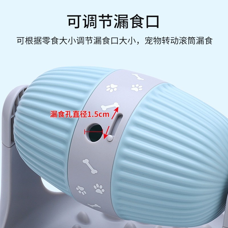 新款宠物多功能玩具狗狗训练漏食玩具球滚动漏食球慢食碗图2