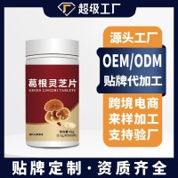 OEM葛根灵芝片压片糖果代加工定制特殊膳食运动营养片剂