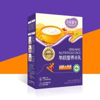 宝宝辅食婴儿米粉营养代餐粉钙铁锌婴幼儿米乳糊有机食品