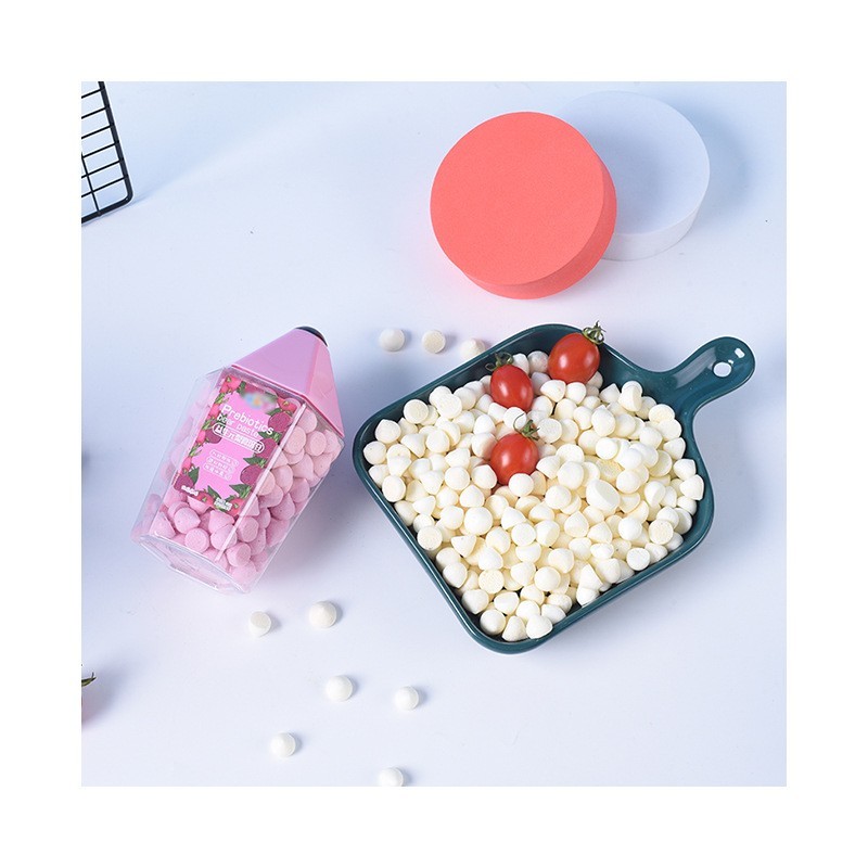 双色溶溶豆儿童零食果蔬酸奶非6个月入口即化溶小馒头有机食品图3