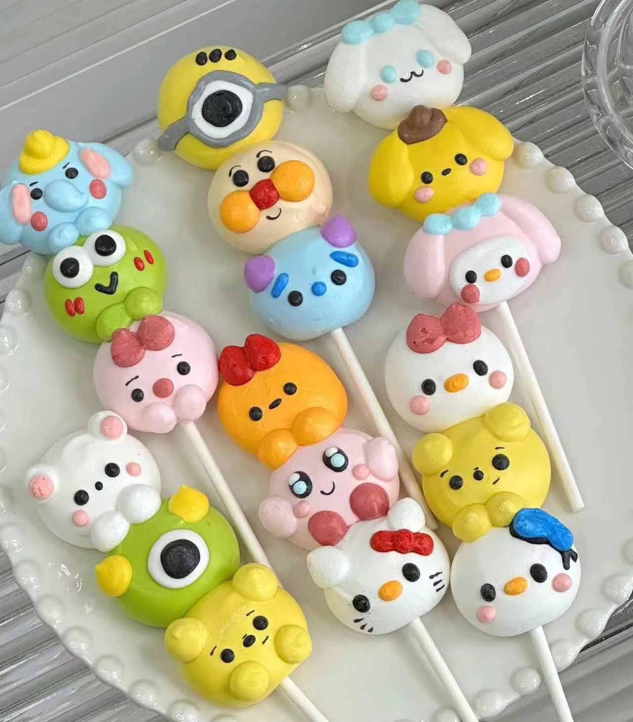 蛋筒蛋白糖 甜筒定制 来图打样 蛋白糖工厂代工图2