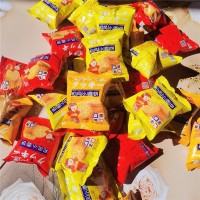 日式小圆饼手抓包装海盐小圆饼干奶盐味休闲网红零食