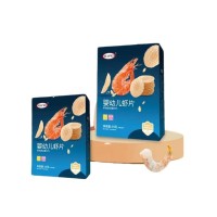 儿童虾片不添加食用盐儿童辅食磨牙饼干婴标虾片OEM定制