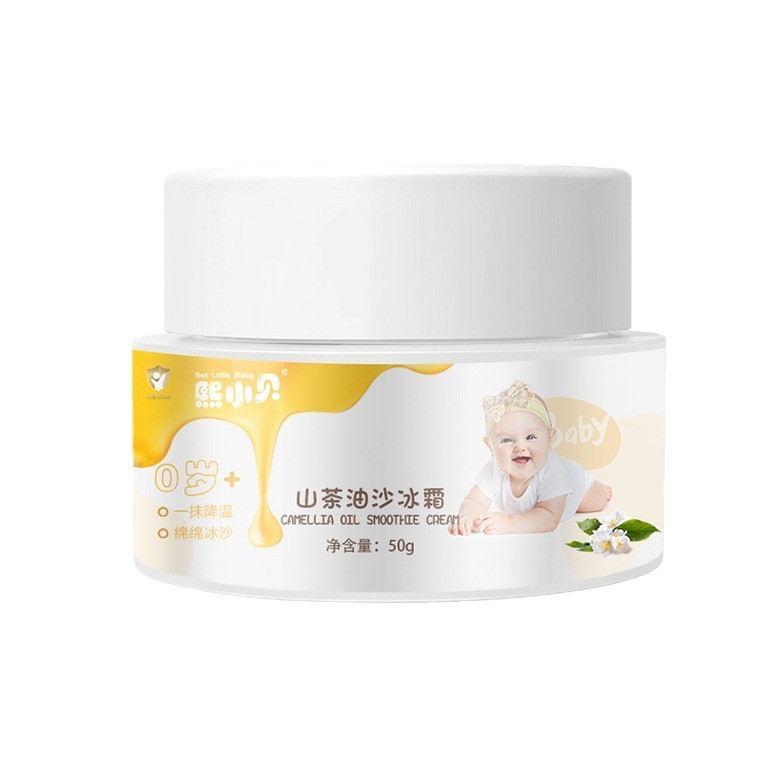 定制山茶油宝宝儿童保湿冰沙霜面霜婴幼儿滋润防干裂润肤霜oem图4