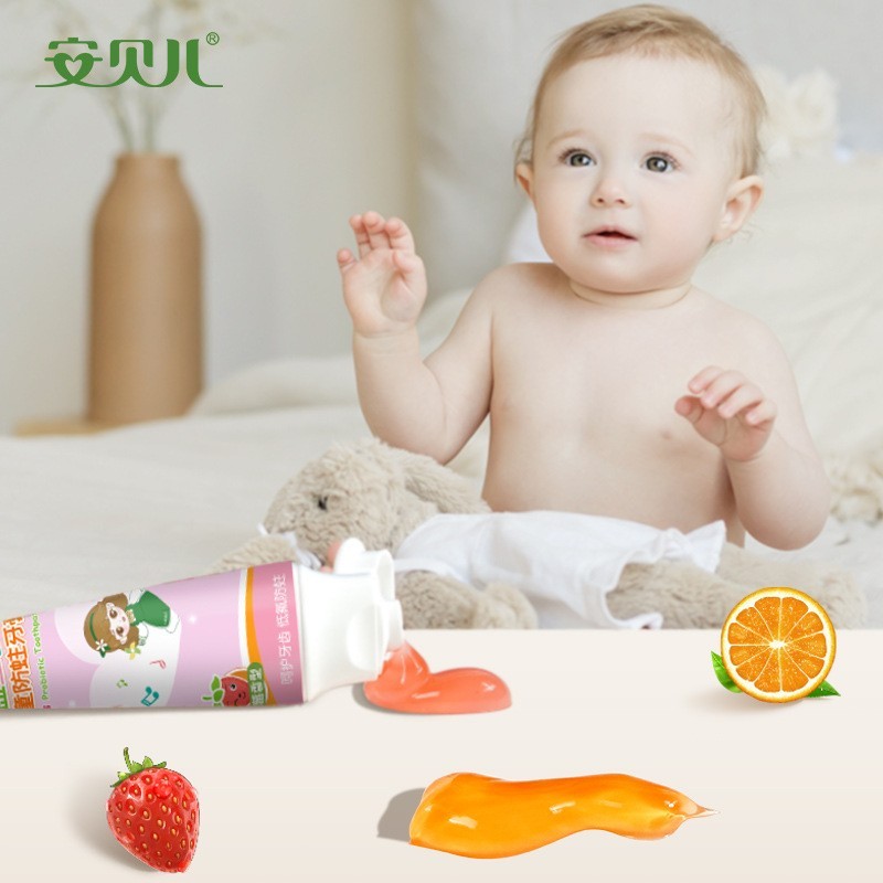 益生菌防蛀牙牙膏宝宝儿童3-6-12岁小孩低氟牙刷套装图4