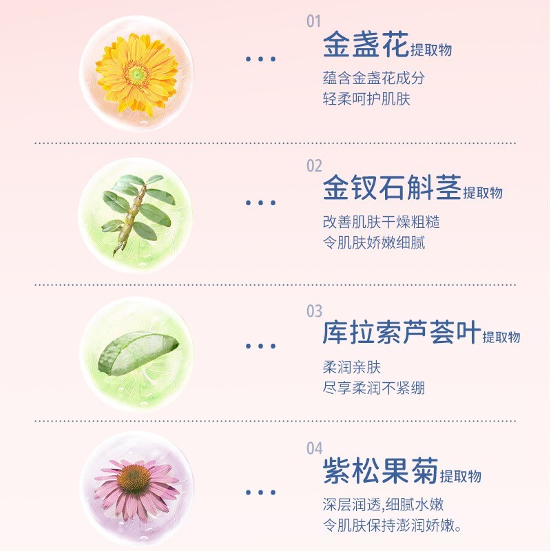 儿童金盏花洁面温和嫩肤补水保湿洁面泡泡洁面慕斯进口专利图4