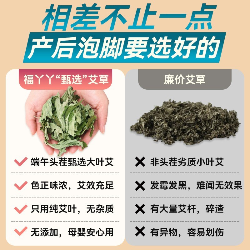 纯艾草泡脚药包坐月子洗澡抖音爆品儿童三伏天泡脚艾草泡澡足浴包图4