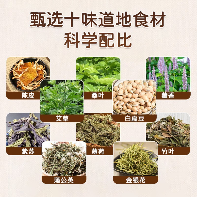 小儿洗澡包 药浴儿童泡脚包泡澡药包定制贴牌代加工 小儿健体包图2