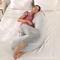 J型枕夹腿枕孕妇抱枕跨境供货亚马逊