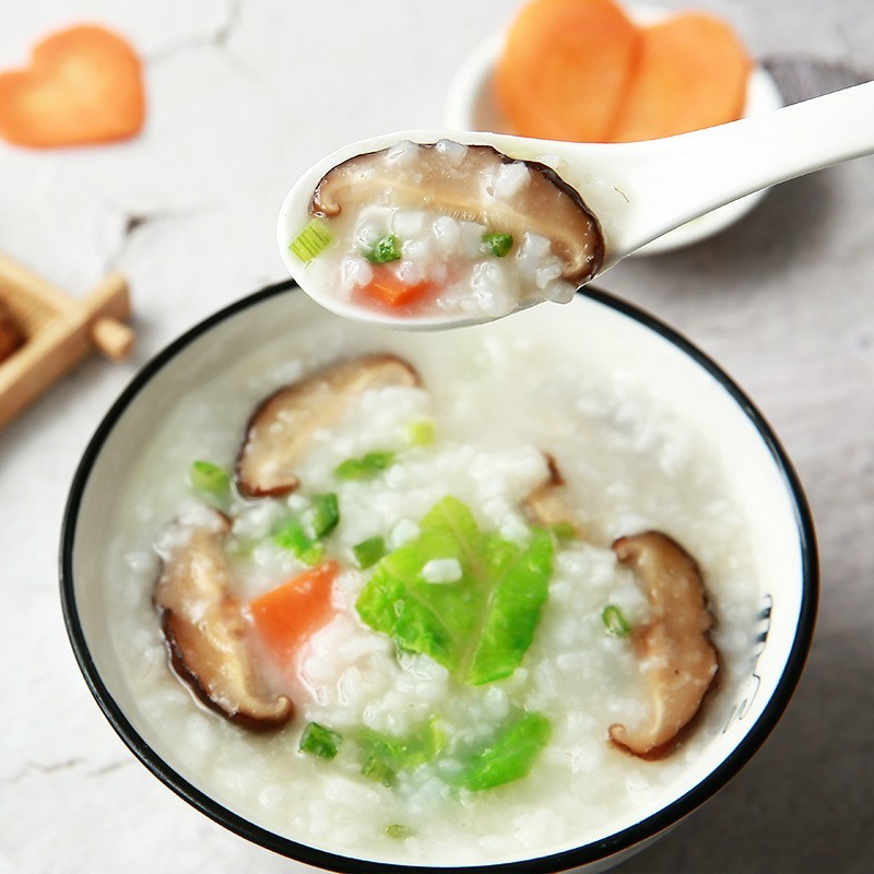 贴牌定制皮蛋瘦肉粥半成品食品冲泡即食速食粥代加工冻干粥图3