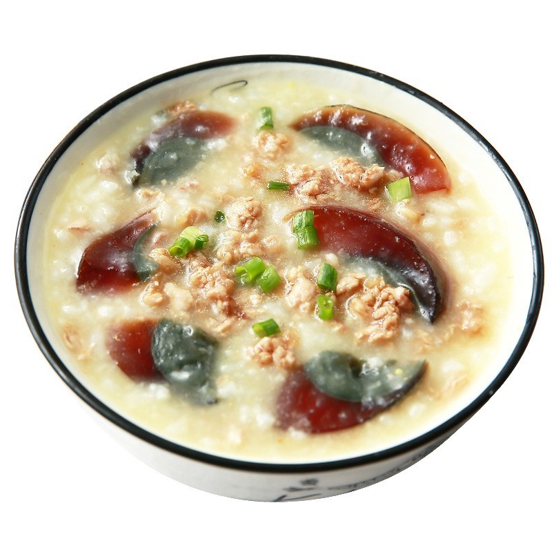 贴牌定制皮蛋瘦肉粥半成品食品冲泡即食速食粥代加工冻干粥图2