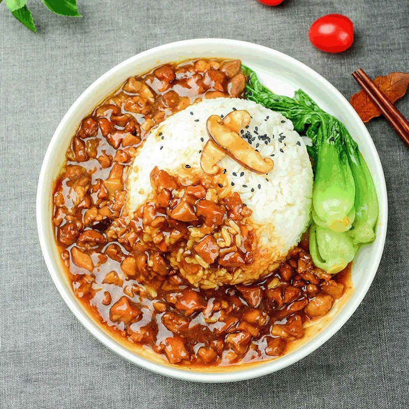 香菇卤肉料理包半成品菜方便速食外卖快餐常温预制菜图3