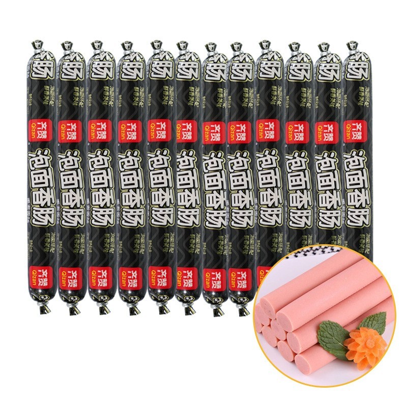 火腿肠定制清香鸡肉肠玉米肠泡面香肠即食油炸淀粉肠代工图2