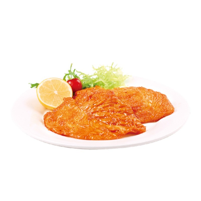 鸡排半成品空气炸锅汉堡食材油炸小吃咔滋脆雪花黑椒鸡排代工贴牌图2