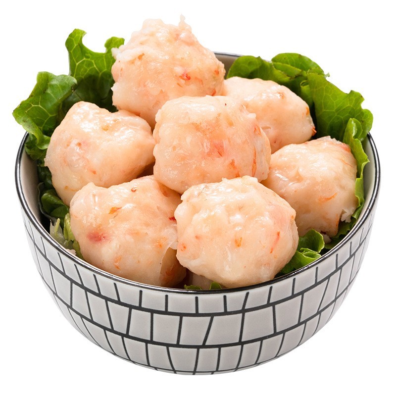商用潮汕鲜虾丸虾仁球火锅丸子关东煮食材餐饮供应链专供OEM贴牌图3