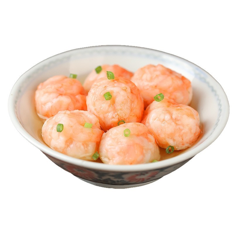 鲜虾滑家用火锅食材空气炸锅纯虾肉挤袋95%含量虾球商用贴牌定制图2