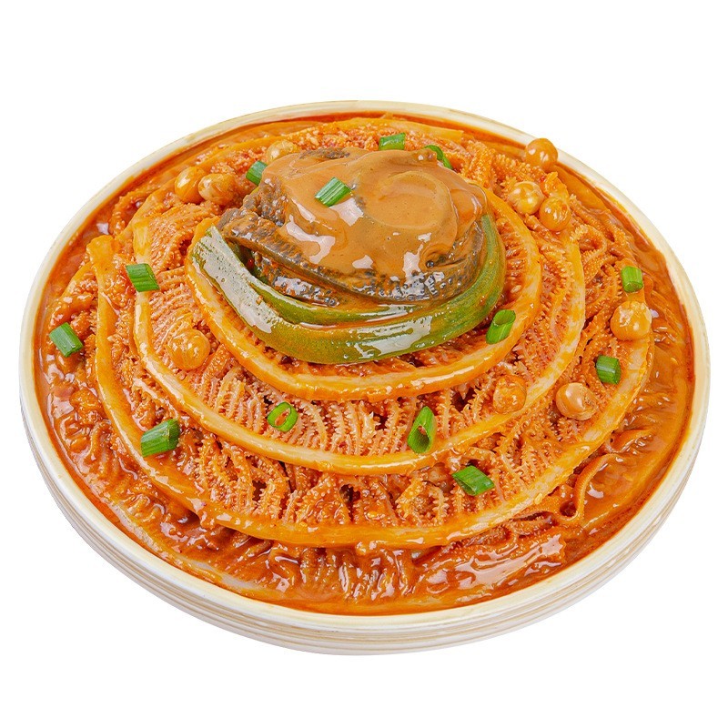 冷吃千层肚定制即食麻酱大杂烩三拼毛肚贡菜香辣红油爆款盒装凉拌图2