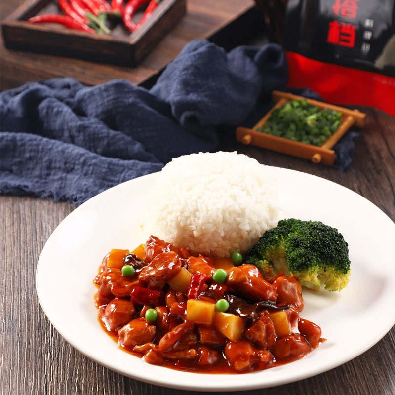 方便食品料理包红烧鸡块220g袋外卖快冷冻中餐菜肴包商用图4