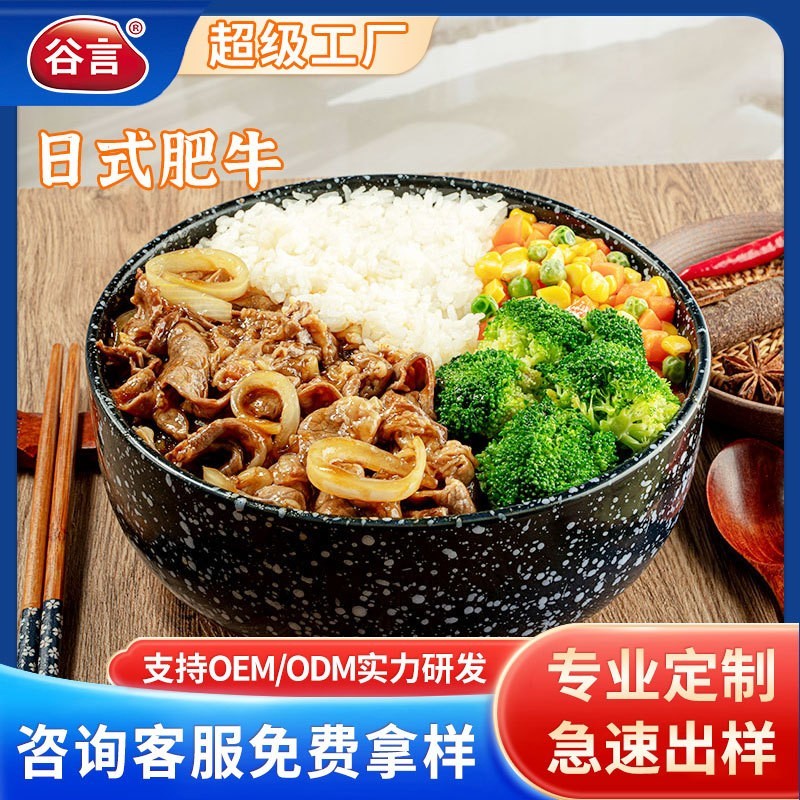 外卖料理包日式肥牛180g袋冷冻调理包速食半成品方便菜肴图2