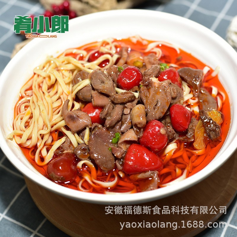 香辣鸡杂200g料理包盖浇饭半成品菜速食商用方便菜肴包图2