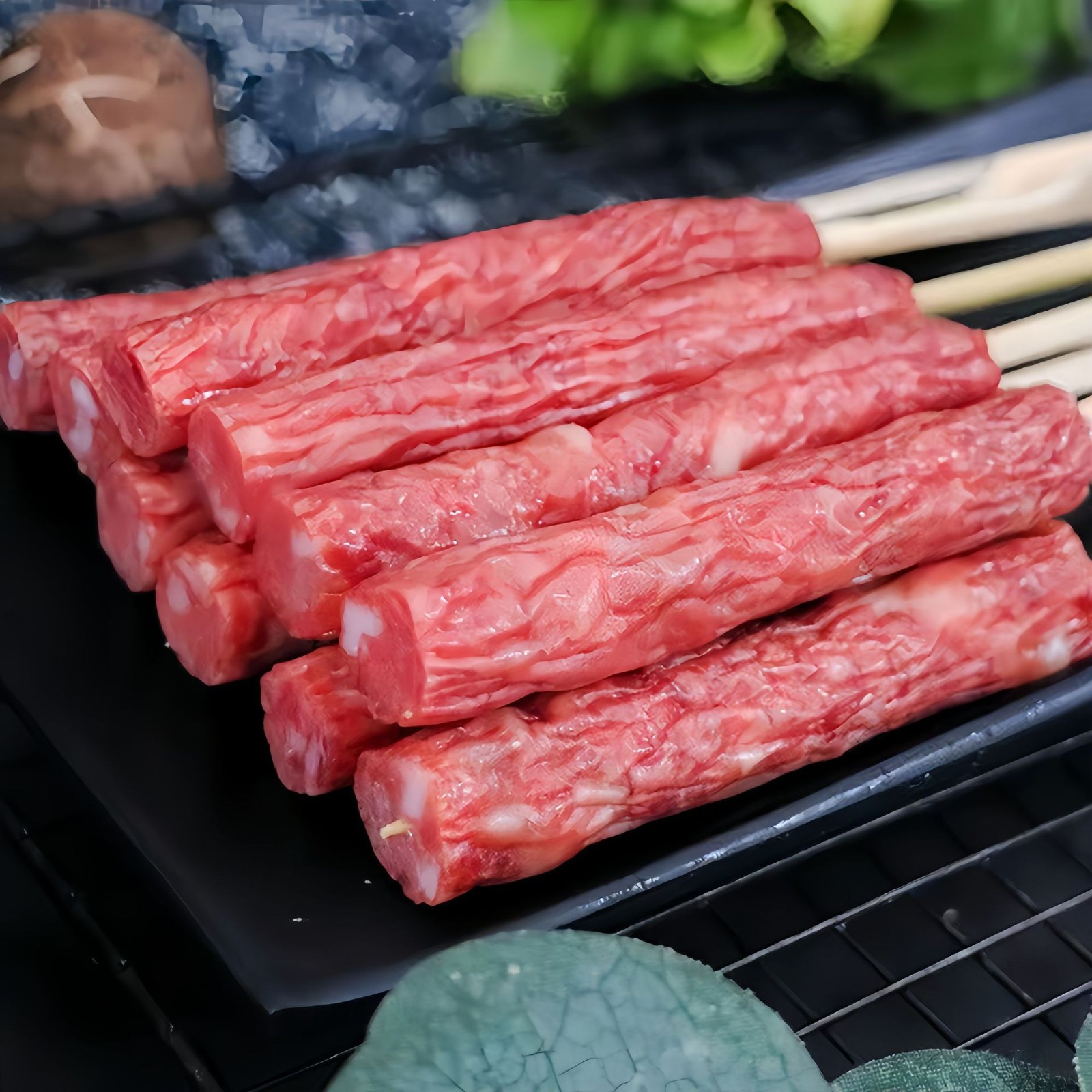 冬瓜山手工肠纯肉肠老长沙小香肠麻腊肠铁板油炸烧烤专业生产图4