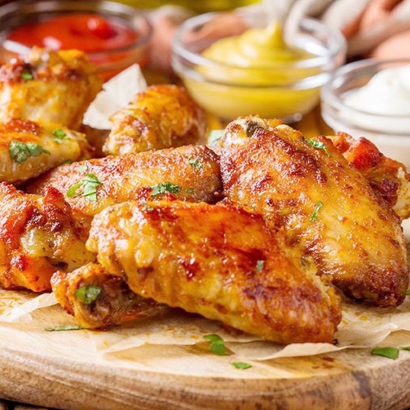 调理翅中奥尔良鸡翅中香烤风味小吃零食冷冻半成品西餐原料图2