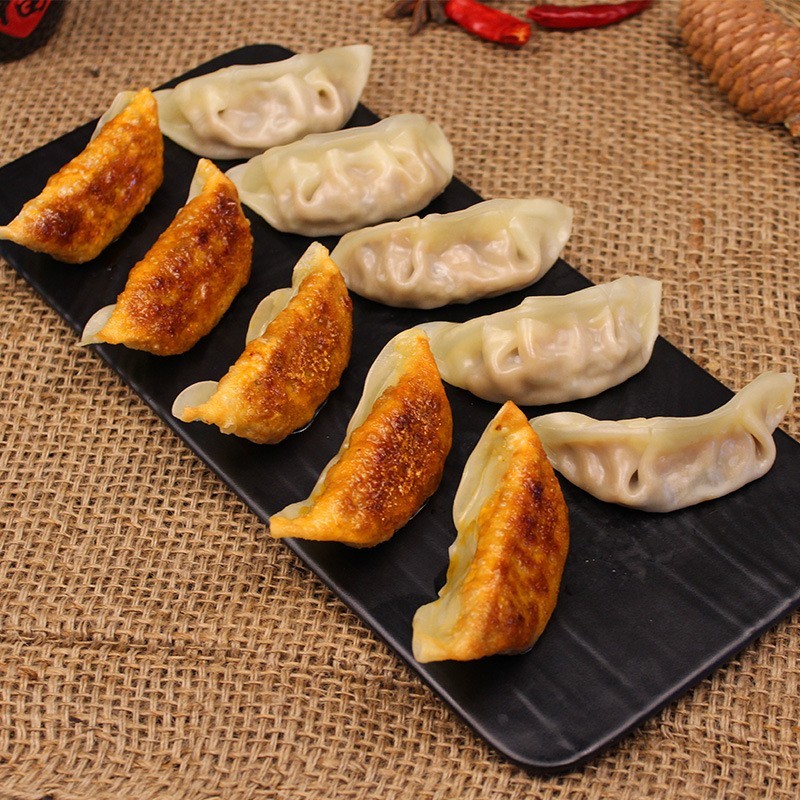 蒸煎饺蒸饺煎饺锅贴饺子速食早餐宵夜生煎厂家定制图2