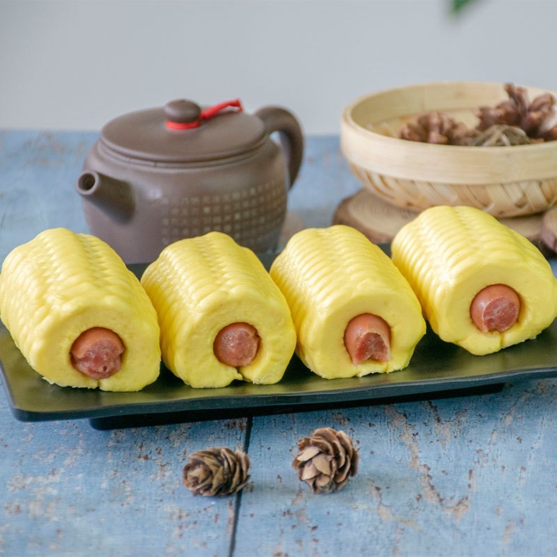 肠仔包学生营养早餐包子真空袋装速冻包子广式中式面包图2