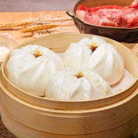 笑口叉烧包学生早餐包子点心厂家特色美味食品