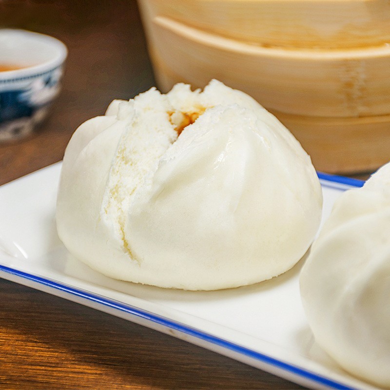 笑口叉烧包学生早餐包子点心厂家特色美味食品图5
