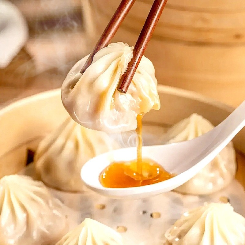 小笼汤包加工定制 鲜肉灌汤早餐半成品工厂支持OEM图2