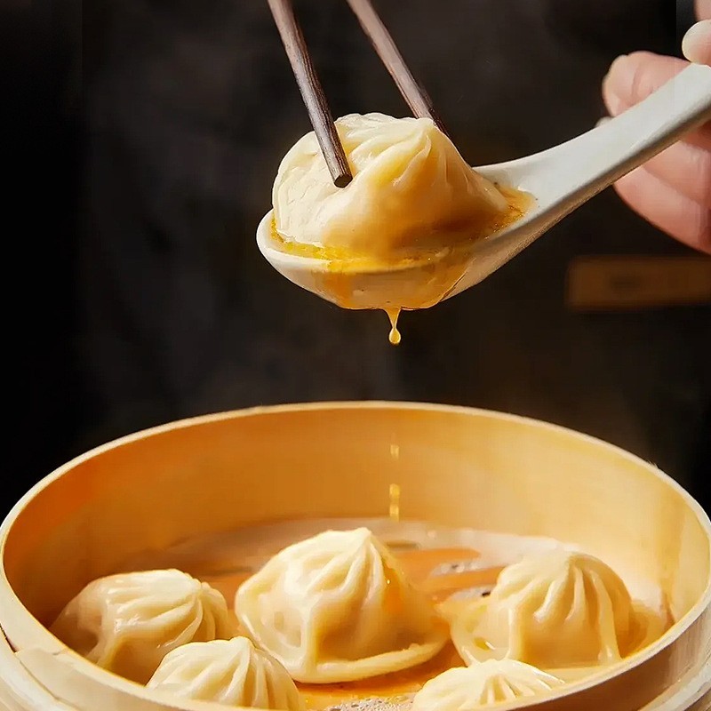 小笼汤包加工定制 鲜肉灌汤早餐半成品工厂支持OEM图3