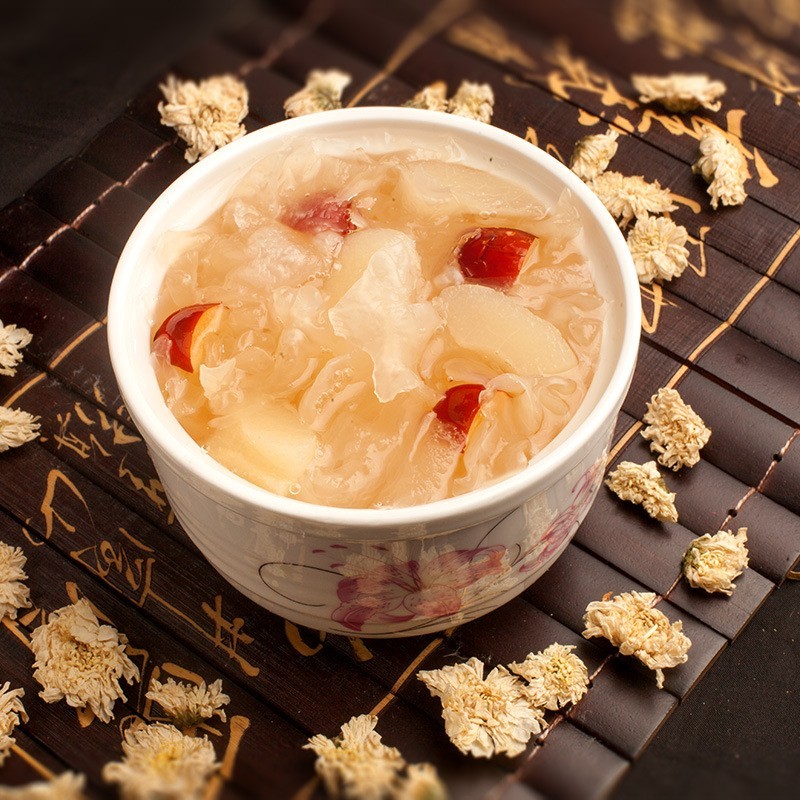 网红冻干银耳羹冲泡即食免煮懒人方便速食雪梨银耳羹速食汤图4