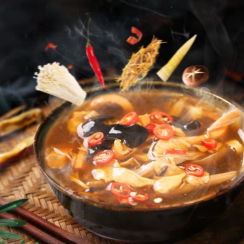 速食汤胡辣汤8g馄饨汤调料小包餐饮冲泡即食免煮早餐酸辣汤图4