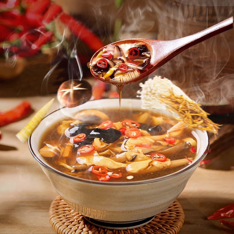 速食汤胡辣汤8g馄饨汤调料小包餐饮冲泡即食免煮早餐酸辣汤图5