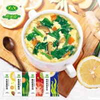 蛋花汤6g冻干汤块速溶冲泡即食外卖餐饮店紫菜速食汤包商用