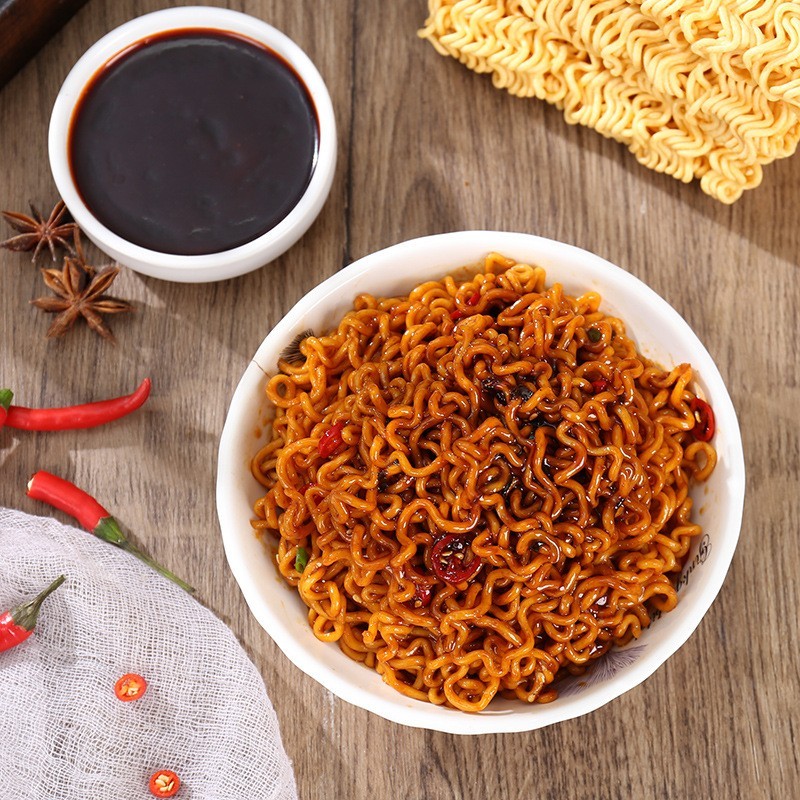 油芝士火鸡面炸酱面咸蛋黄面速食面泡面拌面方便面图2