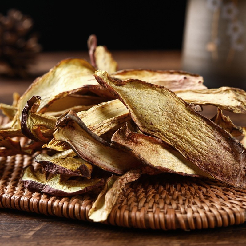 美味牛肝菌蘑菇菌类干货 黑牛肝菌 黄牛肝菌干片图3