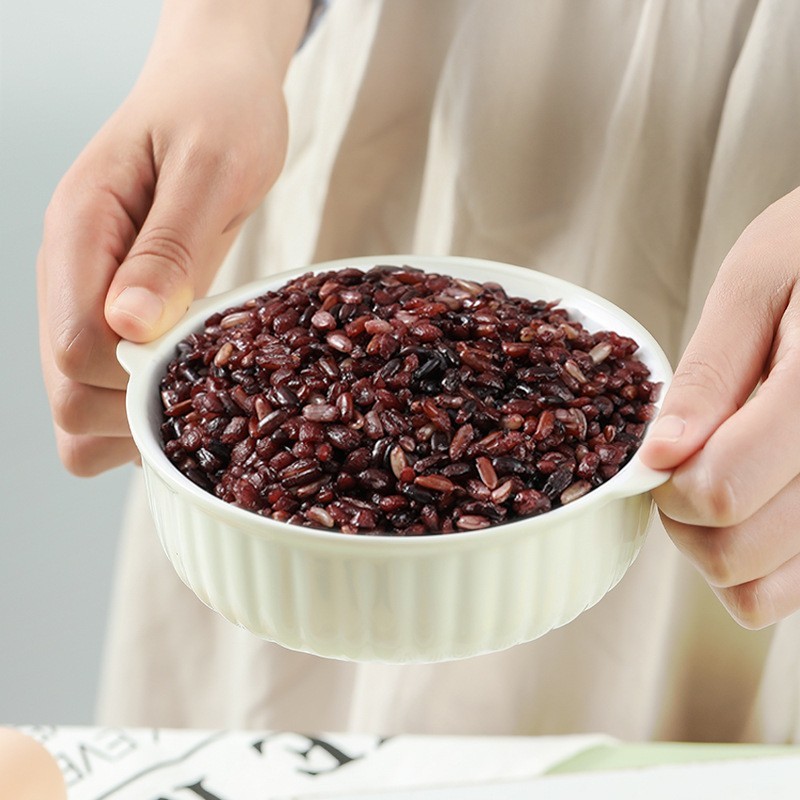 定制七色糙米免浸泡低脂黑米杂粮饭五谷杂粮代加工贴牌定制图4