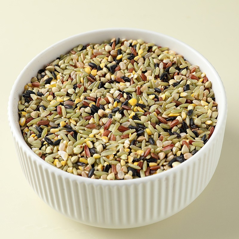 定制七色糙米免浸泡低脂黑米杂粮饭五谷杂粮代加工贴牌定制图2