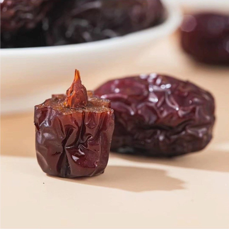 三蒸三晒红枣新疆灰枣熟枣软糯香甜健康营养休闲零食厂家可代工图3