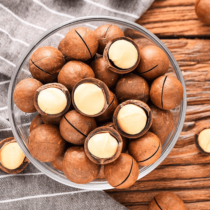 贴牌夏威夷果薄皮奶油味大果500g 夏果胡桃果年货零食夏威夷果图4