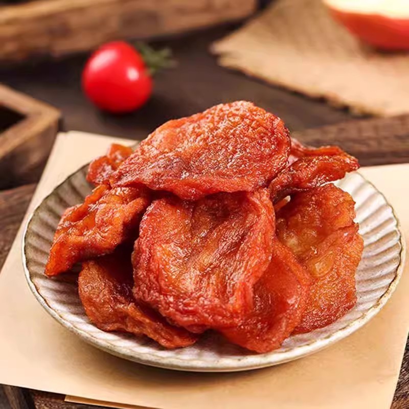 贴牌倒蒸苹果干三蒸三晒0蔗糖果干 袋装香甜软糯倒蒸冰糖心苹果干图4