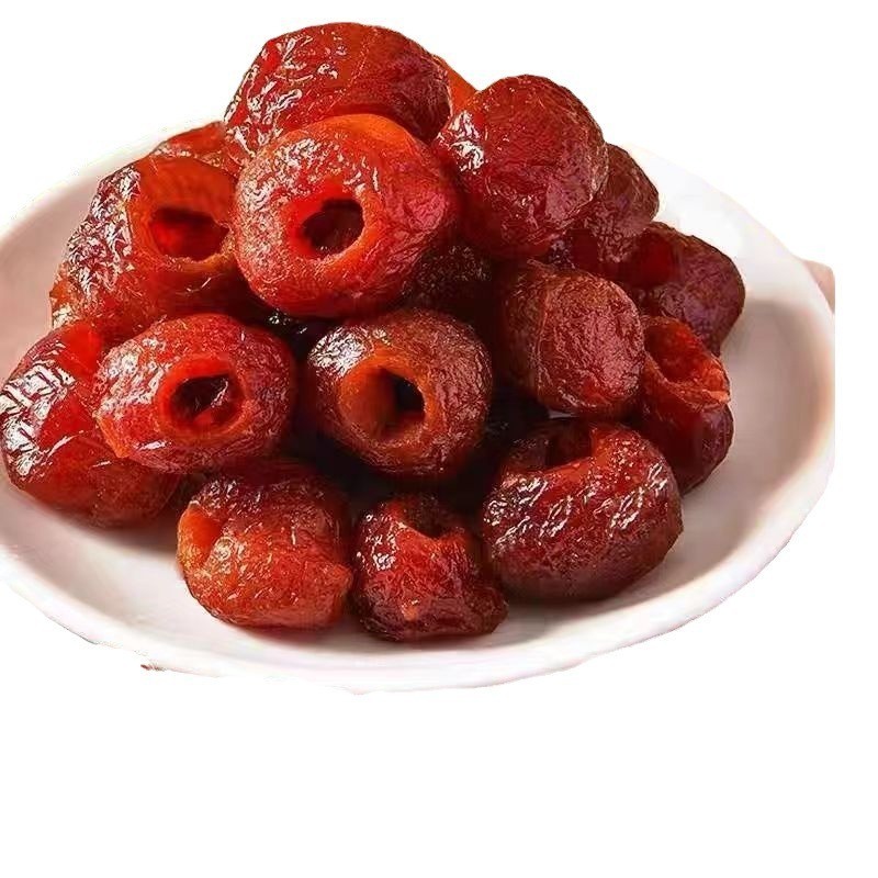 定制贴牌空心山楂干无核蜜饯新鲜山楂球果脯果肉去核山楂儿童休闲图3