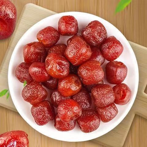 定制贴牌空心山楂干无核蜜饯新鲜山楂球果脯果肉去核山楂儿童休闲图2