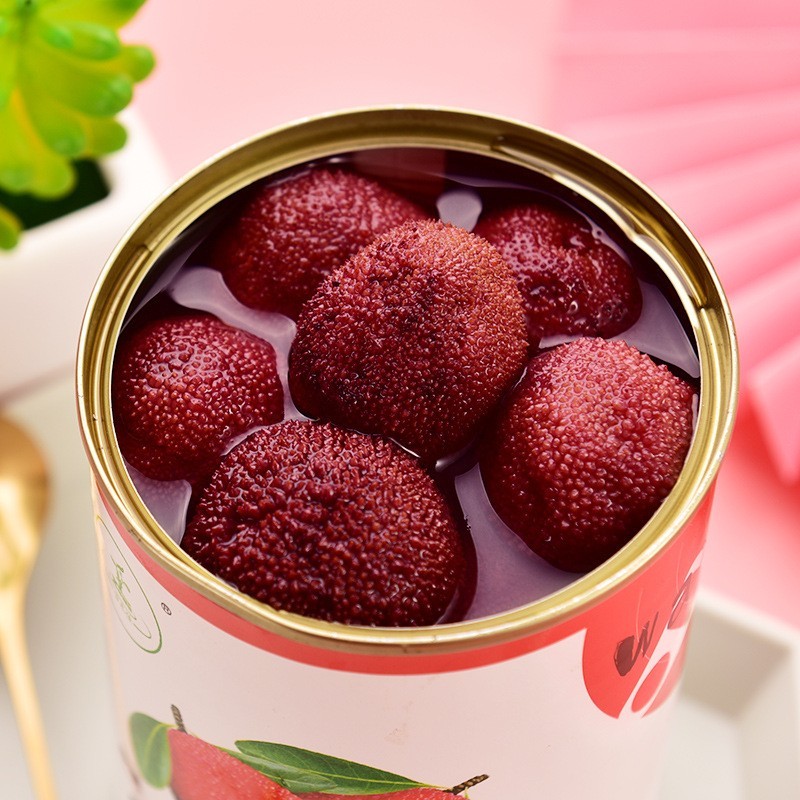 杨梅罐头6罐X425g整箱新鲜糖水午后水果罐头图4