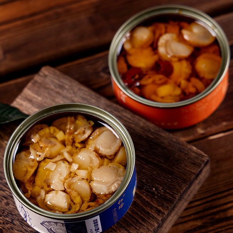 蒜蓉香辣扇贝肉罐头贴牌定制代加工图3