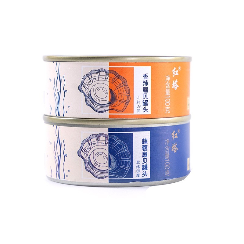 蒜蓉香辣扇贝肉罐头贴牌定制代加工图4