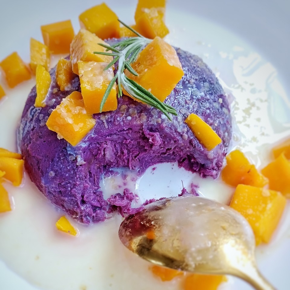 原味紫薯泥,婴儿辅食原料健康,新鲜原味紫薯泥图3